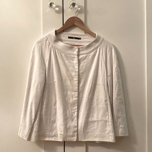 Jarbo Audrey White Linen Jacket